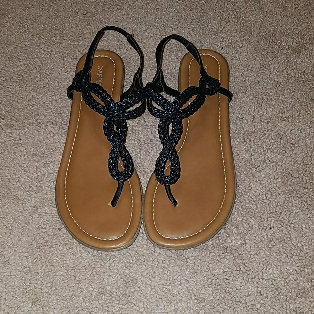 Strappy flats